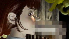 Slutty 3D Girl with big tits love sex in 69 pose