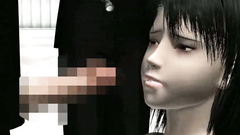 Excellent long-haired blonde in sexy clothes riding a cock