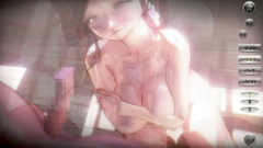 Pretty girl deftly works with a small member of her friend