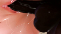 Brunette 3d whore with big tits get bangs fron ebony guy