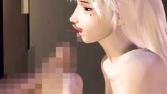 Fabolous blonde 3d teen fucks hardcore sex