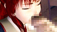 Redhead schoolgirl sucks dick of her boyfriend