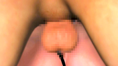 Perfect 3d babe love feel lot of cum in her pussy