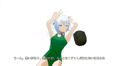 Hentai demon penetrates in wet pussy of young teen on the beach