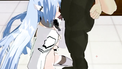 Darkman fucks cute babe in doggy style pose