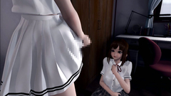 Two young girls decided licking each other pussies in the classroom