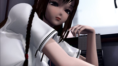 Cute skinny 3d schoolgirl in mini-skirt looks very sexy