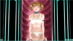 Sexy blonde teen in amazing lingerie with wet pussy