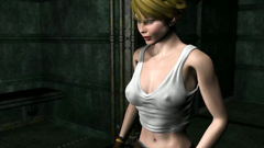 Two 3D larvae monster fucks impotent brunette girl