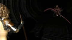 Monster with tentacles penetrates a big pussy and leave there his sperm