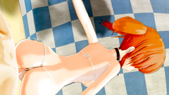 Redhead teen in sexy bikini gets hardcore bang in her wet pussy