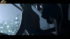 Two 3D futanaris deeply sucks each other cocks