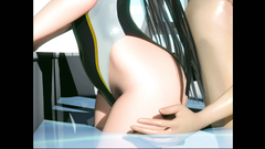 Cute brunette teen in sexy bikini sucks big cock