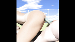 3D Anal fucking on the beach