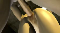 Muscular woman with a cock hardcore fucks cute teen girl