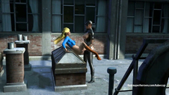 Black Cat with huge strapon dildo extreme bangs blonde Supergirl