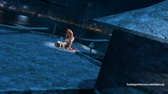 Green Lantern with great pleasure penetrates deep into the Super Girl pussy with his tongue