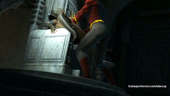 Flash fucks deepthroat a big titted blonde woman