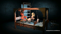 Spidergirl and her lesbian Marvel girlfriend like rubbing vagina