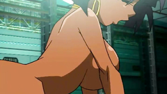 Blonde babe riding on the Naruto friend cock