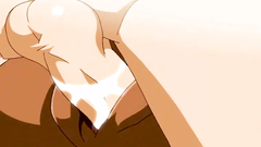 Brunette hentai ebony teen makes amazing blowjob