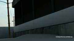 Muscular Hulk pushed his big cock in tight pussy of skinny redhead girl