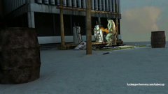 Muscular Hulk pushed his big cock in tight pussy of skinny redhead girl