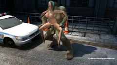 Monster Hulk smashed tight pussy of young blonde babe