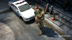 Monster Hulk smashed tight pussy of young blonde babe