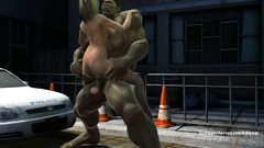 Monster Hulk smashed tight pussy of young blonde babe