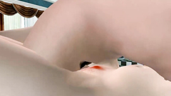 Cute young Ginevra Weasley riding a dick of a 3D Harry Potter