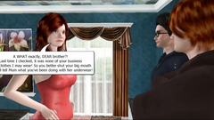 Redhead 3D Ginevra Weasley deeply blows Harry Potter dick