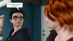 Redhead 3D Ginevra Weasley deeply blows Harry Potter dick