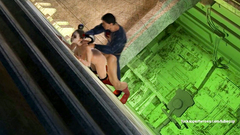 Superman put his solid dick in a tight gap of Harley Quinn