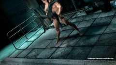 Logan planted on his big penis soft Cat-woman