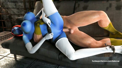 X-Man: Mystique in white stocking gets hardcore sex from brutal man