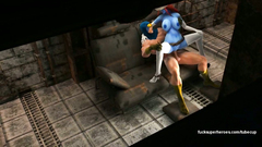 X-Man: Mystique in white stocking gets hardcore sex from brutal man