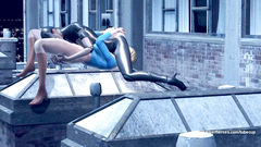 Supergirl sat their pussies on face of Catwoman