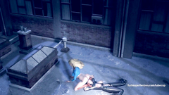 Supergirl sat their pussies on face of Catwoman