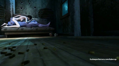 3D Beast fucked brunette in her wet pussy