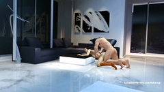 Batman extreme bangs Wonderwoman in her tight mouth