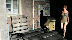 Redhead woman gets extremely hard BDSM fucking from two dirty guys