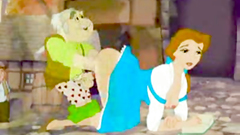 Pocahontas and Snow White in hot adult video