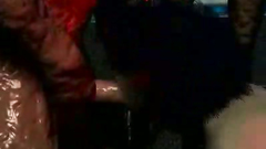 Waking up in a spaceship pussy and mouth girl fucks nasty creatures