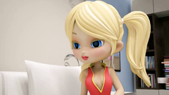 Cute blonde Cover girl has sex with her young boyfriend