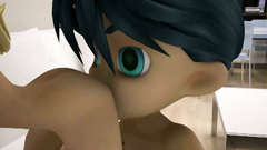 Cute blonde Cover girl has sex with her young boyfriend