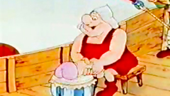 Crazy Cartoon Vikings his big cocks fuck women prisoners in mouth