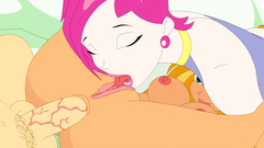 Gorgeous cartoon blonde gets wiry cock in ass and licking pussy satisfied