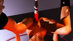 Perfect 3D girl in horny fantasy world she is by fucked different creatures