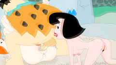 Threesome with kinky Flinstones family screwing each other